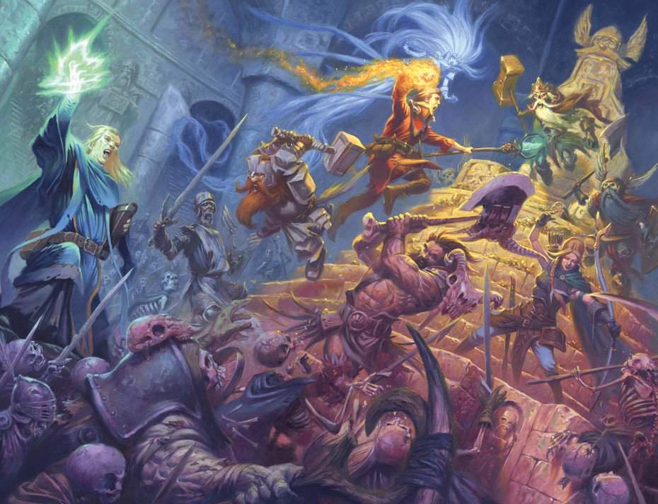 La copertina di Dungeon Saga è l'essenza dell'Heroic fantasy