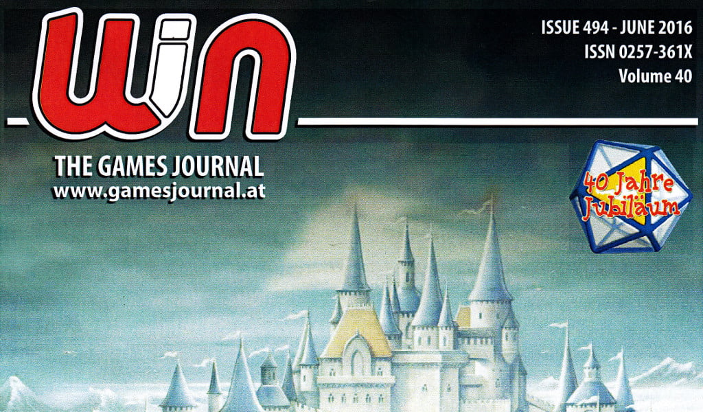 Riviste: WIN – THE GAME JOURNAL n° 494