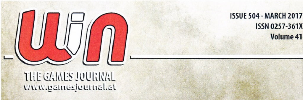 Riviste: WIN – THE GAME JOURNAL n° 504