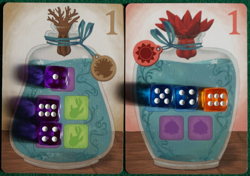 Esempio di vasi durante il gioco