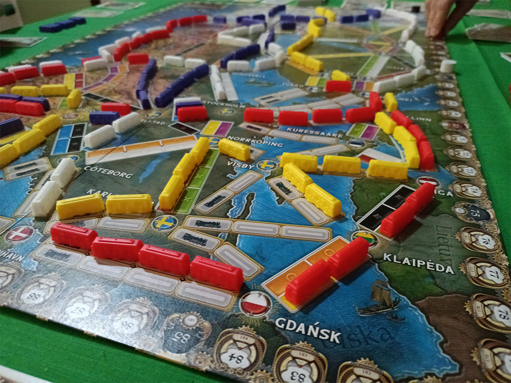 Partita a Ticket to Ride: Northern Light.