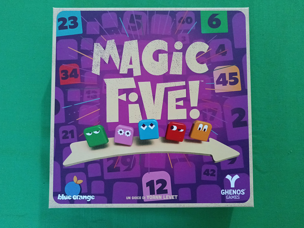 Foto della scatola di Magic Five.