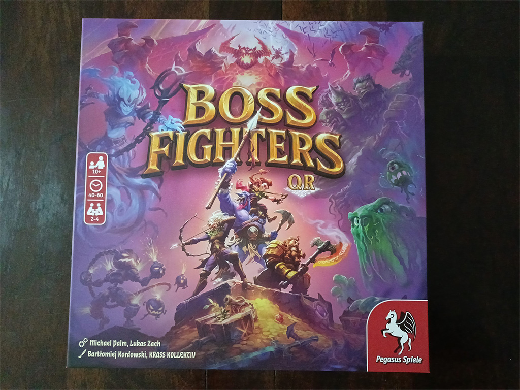 La scatola di Boss Fighters QR.