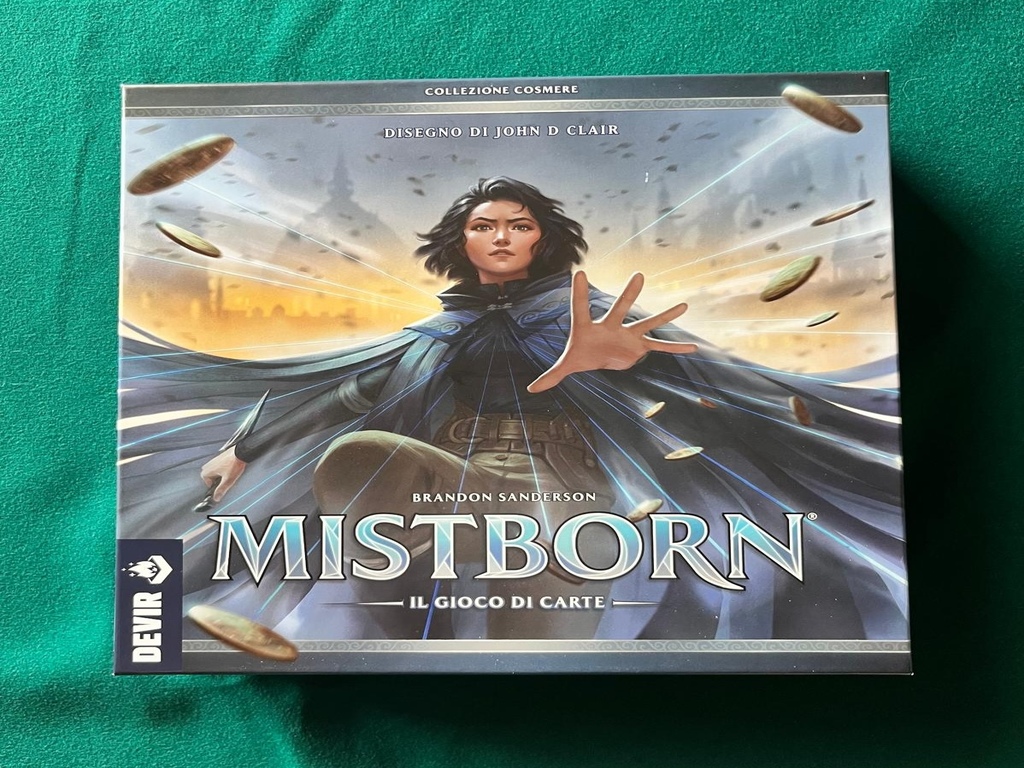 La copertina di "Mistborn - Il gioco di carte"