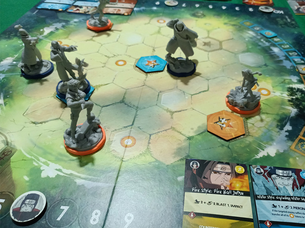 Partita in corso al prototipo di Naruto Shippuden Battle.